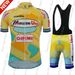 Mercatone Uno Team 2025 Cycling Jersey Set Summer Men Clothing Road Bike Shirts Suit Bicycle Bib Shorts MTB Ropa Maillot_desvips.com