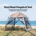6 Person Camping Tent, Waterproof Windproof Sun Shelter, Instant Setup Family Tent For Outdoor Beach Picnic, 210D Oxford Fabric_desvips.com
