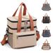 Large Capacity Insulated Lunch Bag Double Layer Thermal Tote For Camping Picnic Crossbody Leakproof Food Carrier With Adjustable Strap_desvips.com