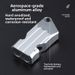 Portable Aluminum Alloy Double Tube Whistle High Frequency Adventure Survival Metal Whistle For Outdoor Camping Hiking_desvips.com