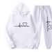 2025 New Hot-Selling Trendy Fashion Men's And Women's Casual Hooded Fleece Sweatshirt Sports Set_desvips.com