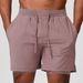 KOOSSOASIS Men's Skin-Friendly Breathable Quick-Drying Sports Casual Double Layer Shorts, American Fitness Basketball Four-Point Shorts 1189_desvips.com