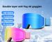 Outdoor New UV Protection HD Anti-Fog With Clip-On Prescription Lenses Ski Goggles_desvips.com