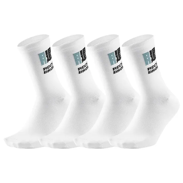 ROCKBROS Men Women Elasticity Breathable Running Cycling Outdoor Climbing Hiking High Quality Socks 4 Pair_desvips.com