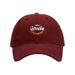 Women's Letter Embroidery Baseball Cap - Wine Red UPF50+ Sun Hat With Extended Size Fit & Breathable Fabric For Outdoor_desvips.com