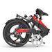 Lankeleisi G650 Electric Bicycle, 500W, 12.8Ah Battery, Foldable, 20*2.4 Tires, 7-speed_desvips.com