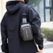 Multifunctional Password Lock Fashion Chest Bag For Men, Large Capacity Portable Commuter Phone Crossbody Bag, Trendy Cool Handheld Shoulder Bag_desvips.com