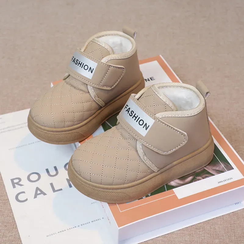 Winter Kids Snow Boots Plush Warm Baby Girl Cutefeet Toddler Boot Children Infant Boys Cotton Shoes Sizes 22 - 33_desvips.com