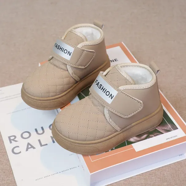 Winter Kids Snow Boots Plush Warm Baby Girl Cutefeet Toddler Boot Children Infant Boys Cotton Shoes Sizes 22 - 33_desvips.com