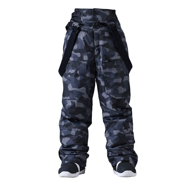 NOKO-Men's And Women's Snowboard And Ski Pants, Winter Outdoor Windproof, Waterproof, And Warm Camouflage Ski Pants_desvips.com