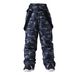 NOKO-Men's And Women's Snowboard And Ski Pants, Winter Outdoor Windproof, Waterproof, And Warm Camouflage Ski Pants_desvips.com