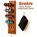 Wall Mounted Dart Holder/Caddy Display, Holds 12 Steel & Soft Tip Darts, Game Room & Home Bar Essential_desvips.com