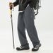 001 Irregular Pleated Casual For Men, Spring New Outdoor Water-Repellent Adjustable Cuff Long Pants_desvips.com