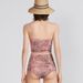 2025 New Bikini Two-Piece Swimsuit High-End Animal Print Ruched Soccer Jerseys_desvips.com
