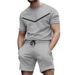 Men's Clothing round neck t-shirt short sleeve men's NK youth casual sports men's suit_desvips.com
