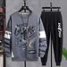 men's heavyweight casual sportswear set – cardigan, sweatshirt & sweatpants, plus size autumn/winter comfort, trendy streetwear look_desvips.com
