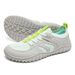 HOBIBEAR Wide Toe Running Unisex Minimalist Mesh Breathable Shoes Artificial Leather Lace Up Walking Sneakers_desvips.com