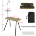Temande Folding Portable Tactical Camping Large Outdoor Leisure Lightweight Storage Adjustable Table_desvips.com