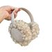 Korean-INS Style Winter Ear Muffs – Soft Suede Fleece Ear Warmers For Women, Cold-Proof Ear Covers (Khaki/Pink/Dark Brown/Coffee)_desvips.com