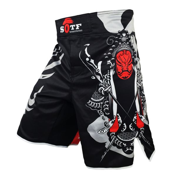 High Quality Muay Thai Shorts Men's Comprehensive Training Martial Arts Gym Sports Taekwondo Running Fighting Suit_desvips.com