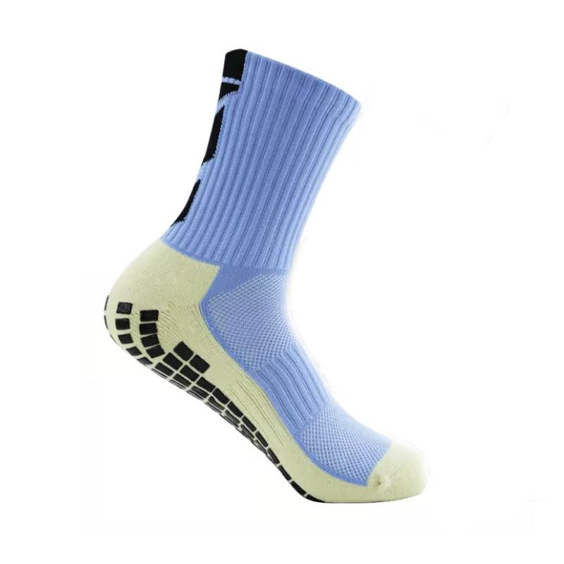Soccer Socks Men's Towel Bottom Hot Glue Football Sports Socks Dot Glue Anti Slip Training Sweat Absorbent Breathable Arrow Style Sports Socks_desvips.com