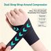 Ultra Thin Wrist Support Brace,Wrap Around Compression Wrist Strap For Sports Office_desvips.com