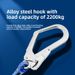 Single Elastic Rope High Altitude Work Electrician Quick Release Double Safety Waist Belt_desvips.com