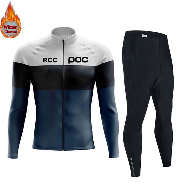 2026 Winter Thermal Fleece Cycling Clothes Bicycle Jersey Suit Sport Riding Bike MTB Clothing Bib Pants Warm Sets Ropa_desvips.com