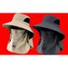 Men's Summer Sun Outdoor Fishing Full Face Veil UV Protection Shawl Hat_desvips.com