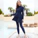 2026 Muslim Full Surround Sun Protection Split Conservative Swimsuit, Beach Tight Surfing And Diving Three Piece Swimsuit, Body Enhancing Swimsuit_desvips.com