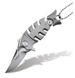 Original Shihao Fish M390 Steel Titanium Handle Outdoor Mini Lockless Necklace Small Folding Knife EDC Pocket Tool_desvips.com
