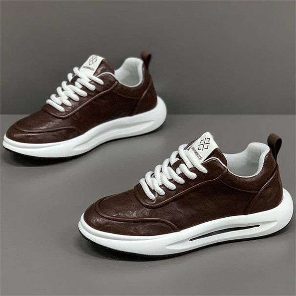 New Product 2025 Fashion Outdoor Sneakers Men's Artificial PU Non-Slip Wear Resistant Running Shoes 39-44_desvips.com