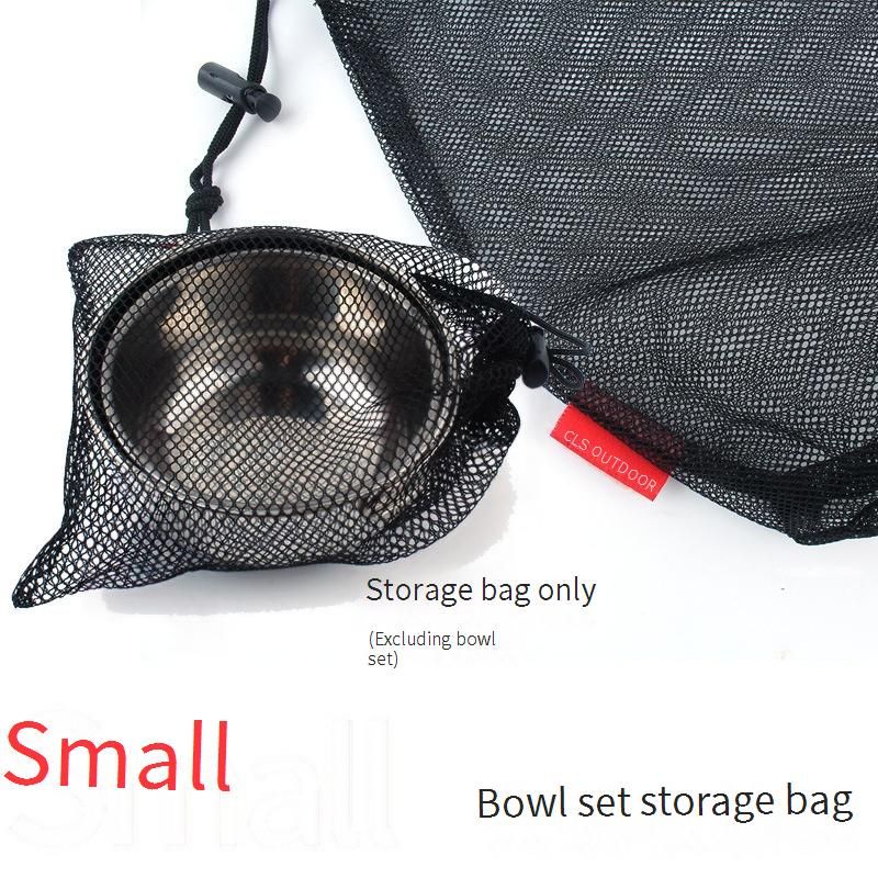 Outdoor 304 Stainless Steel Collapsible Bowl - 500ml Foldable Camping Cookware Set For Hiking Picnic & Travel_desvips.com