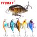 Lure Bait Rock Fat Man 4cm/4.6g Black Three Hooks Plastic Simulation Fish Bait Hard Bait Bait Fishing Gear_desvips.com