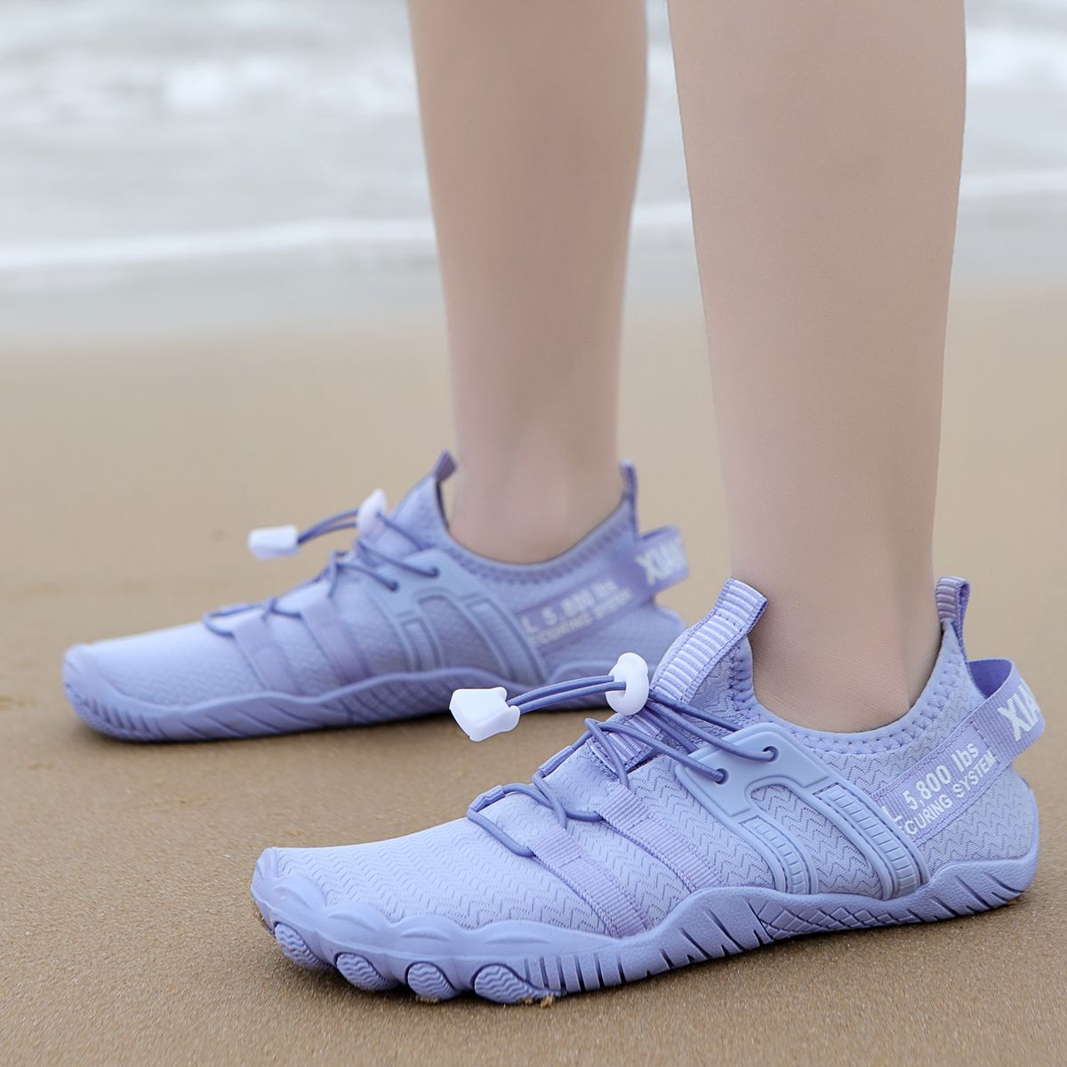 Outdoor non-slip men's and women's wading shoes quick-drying beach shoes breathable sandals anti-cutting_desvips.com