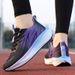 Women's Breathable Walking Running Shoes Fashion Casual Lace-Up Sneakers White Lightweight Comfortable Outdoor Sports_desvips.com