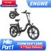 Hillmiles MilePort 1 20'' Folding Electric Bike 250W Electric Bicycle For Adults With 36 V 13 Ah Removable Battery_desvips.com