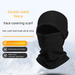 Autumn Winter Cycling Face Mask Windproof Integrated Polar Fleece Plus Velvet Warm Headgear Bandit Hat_desvips.com