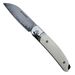High-end Damascus Tri-blade Folding Steel Knife, Cross-border Wholesale, Portable Non-locking Pocket Knife_desvips.com