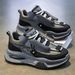 2026 Fashion Sneakers Jogging Shoes Youth Men Artificial PU Splicing Low Top Lace-Up Thick Sole Non-Slip Wear-Resistant Running Shoes 39-48_desvips.com
