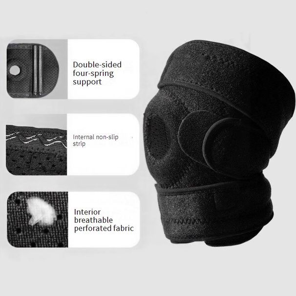 Basketball, Hiking, Cycling, Fitness, Patellar And Meniscus Protection, Pressure Reinforcing, Anti Slip Support Knee Braces_desvips.com