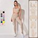 Quick Drying Breathable Sports Bra And Shorts Set Vertical Stripes Running Yoga Fitness Five Point Short Sleeved_desvips.com