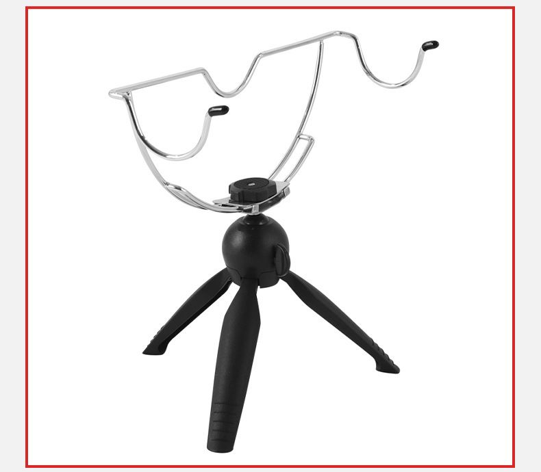 Triangle Raft Reel Set Rotatable Bridge Head Fixed Holder Foldable Ice Rod Fishing Stand_desvips.com