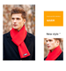 Pure Wool Scarf Men's Winter Solid Color Versatile Cold Protection And Warmth New Skin-friendly Cashmere Men's Scarf_desvips.com