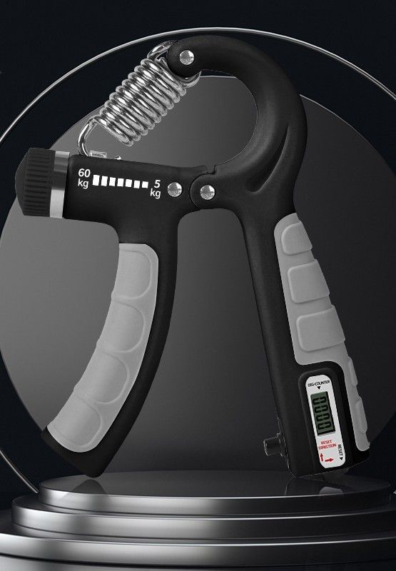 Adjustable Electronic Counting Grip 10-100kg Universal Muscle Sports Fitness Hand Strength Device_desvips.com