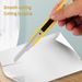 Stainless Steel Retractable Utility 9mm Snap Off Blades Hobby Knife Box Cutter Perfect For Cutting At Home_desvips.com