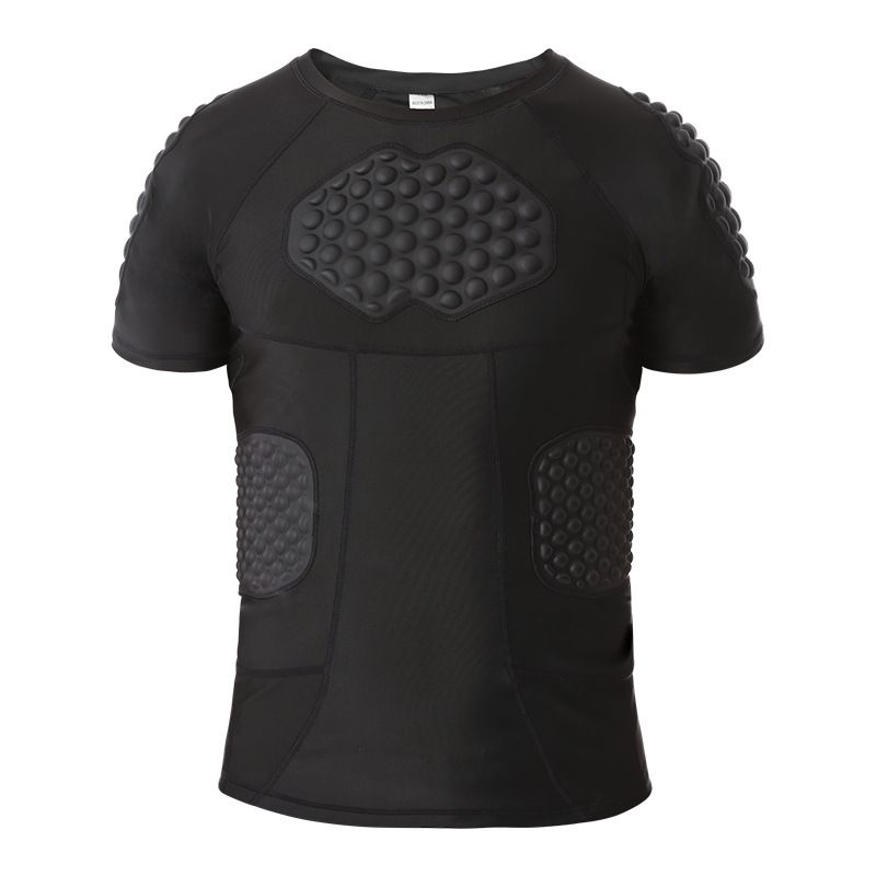 Honeycomb Anti-Collision Sports Compression Garment For Basketball Football Rugby Goalkeepers Anti-Fall Training Armor_desvips.com