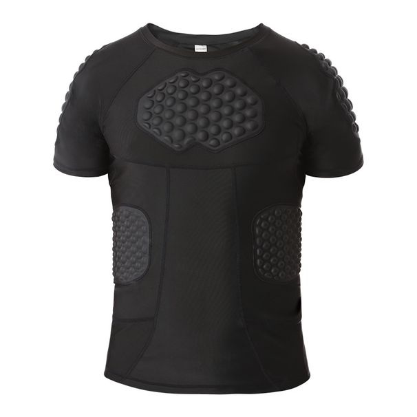 Honeycomb Anti-Collision Sports Compression Garment For Basketball Football Rugby Goalkeepers Anti-Fall Training Armor_desvips.com