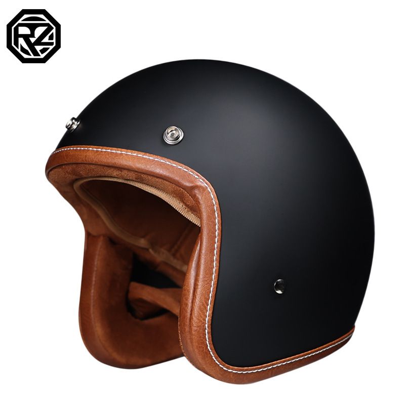 Retro motorcycle helmets for men and women half helmets 3C certified motorcycle helmets 3/4 helmets goggles couple models_desvips.com