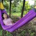 Hammock Outdoor Ice Silk Mesh Swing With Bent Rod Anti-Rollover Camping Travel Supplies_desvips.com